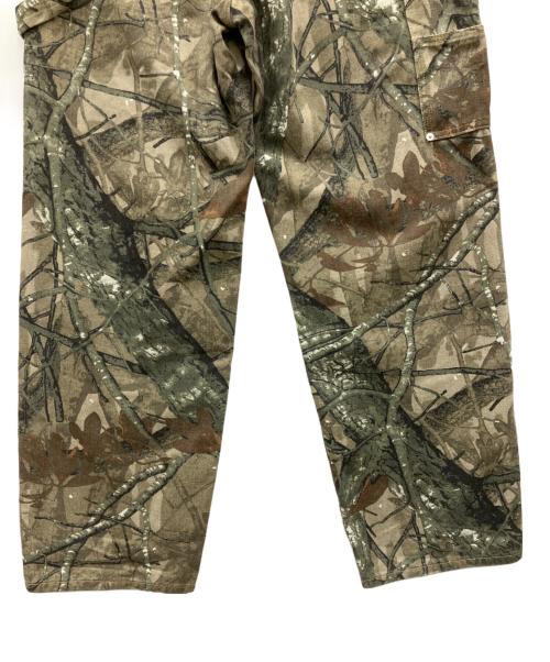 BIRTHDAY（バースデイ）BIRTHDAY (バースデイ) ダブルニーペインターパンツ グリーン×ブラウン サイズ:Lの古着・服飾アイテム