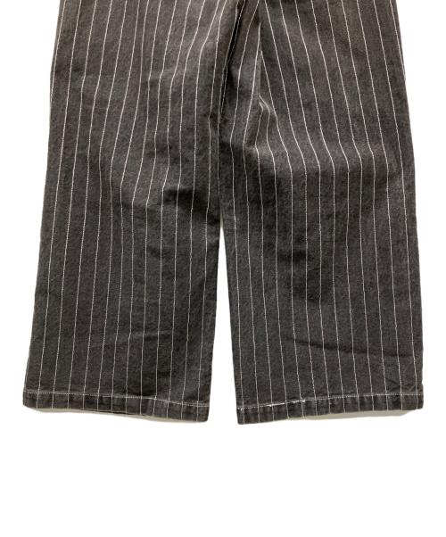 BLESSU（ブレスユー）BLESSU (ブレスユー) ワイドデニムパンツ ブラック×ホワイト サイズ:Mの古着・服飾アイテム