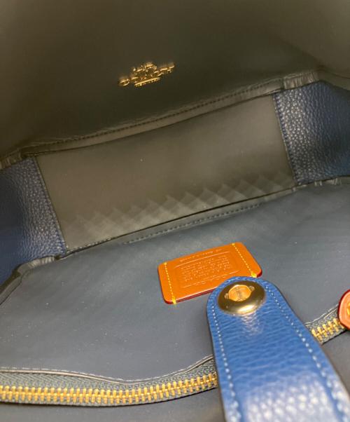COACH（コーチ）COACH (コーチ) ハドリー コンバーチブル クロスボディ バッグ ブルーの古着・服飾アイテム