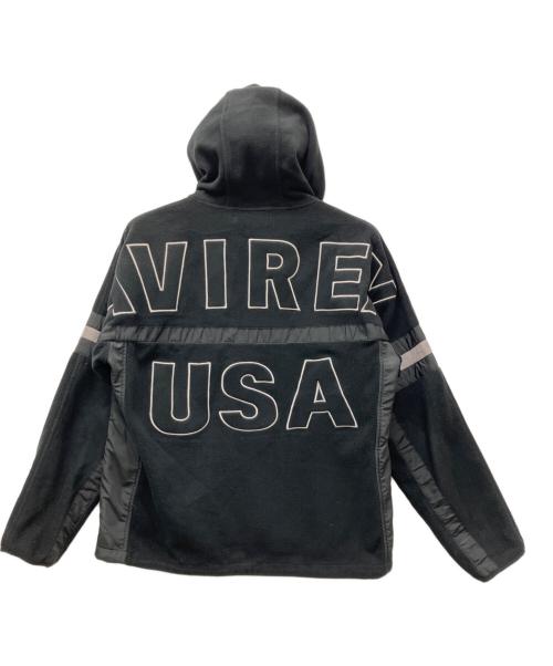 AVIREX（アヴィレックス）AVIREX (アヴィレックス) フリースジャケット ブラック サイズ:Mの古着・服飾アイテム