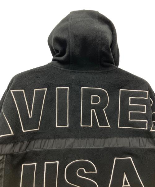 AVIREX（アヴィレックス）AVIREX (アヴィレックス) フリースジャケット ブラック サイズ:Mの古着・服飾アイテム