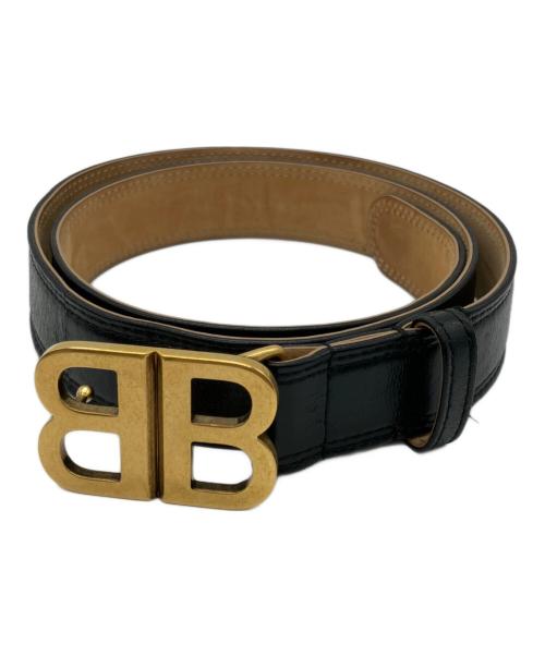 BALENCIAGA（バレンシアガ）BALENCIAGA (バレンシアガ) レザーベルト ブラックの古着・服飾アイテム