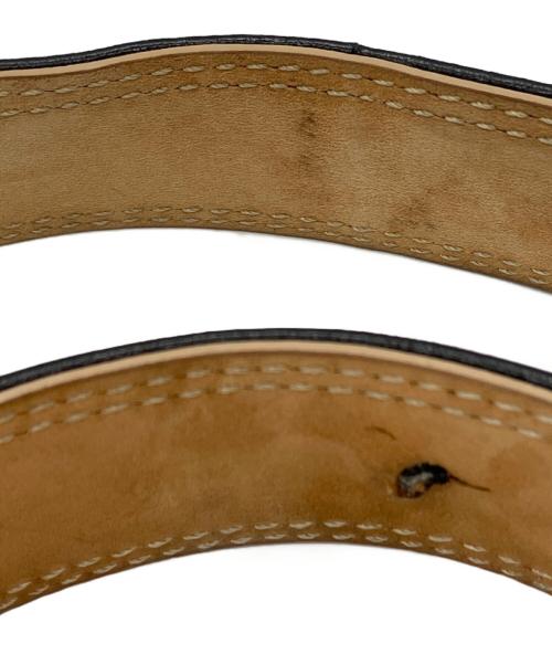 BALENCIAGA（バレンシアガ）BALENCIAGA (バレンシアガ) レザーベルト ブラックの古着・服飾アイテム