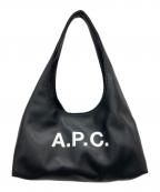 A.P.C.アーペーセー）の古着「フェイクレザーハンドバッグ」｜ブラック