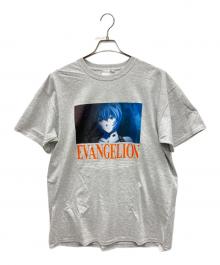 FRUIT OF THE LOOM×RADIO EVA（フルーツオブザルーム×ラヂオエヴァ）の古着「半袖カットソー」｜グレー