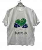 FRUIT OF THE LOOM×RADIO EVAフルーツオブザルーム×ラヂオエヴァ）の古着「半袖カットソー」｜ホワイト