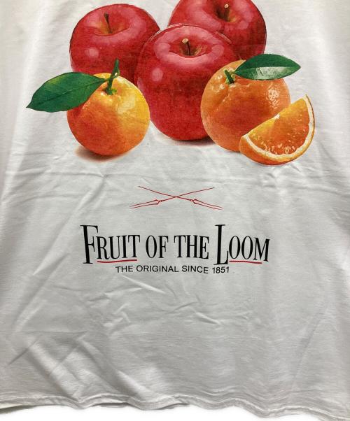 FRUIT OF THE LOOM（フルーツオブザルーム）FRUIT OF THE LOOM (フルーツオブザルーム) RADIO EVA (ラヂオエヴァ) 半袖カットソー ホワイト サイズ:XLの古着・服飾アイテム