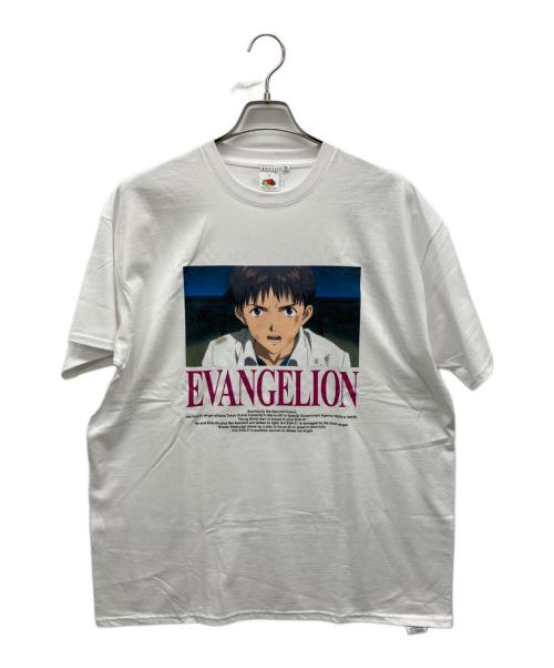FRUIT OF THE LOOM（フルーツオブザルーム）FRUIT OF THE LOOM (フルーツオブザルーム) RADIO EVA (ラヂオエヴァ) 半袖カットソー ホワイト サイズ:XLの古着・服飾アイテム