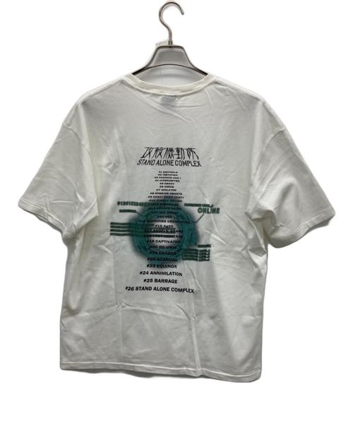 417 by EDIFICE（417 バイ エディフィス）417 by EDIFICE (417 バイ エディフィス) 攻殻機動隊 (コウカクキドウタイ) 半袖カットソー ホワイト サイズ:Lの古着・服飾アイテム
