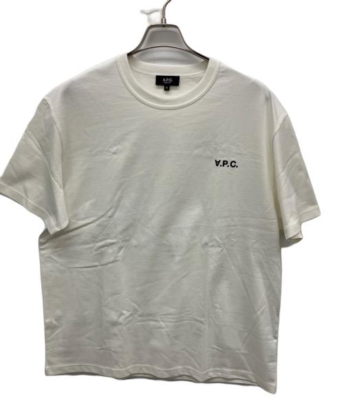 A.P.C.（アーペーセー）A.P.C. (アーペーセー) 半袖カットソー ホワイト サイズ:XLの古着・服飾アイテム