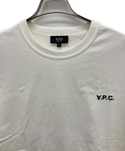 A.P.C.（アーペーセー）A.P.C. (アーペーセー) 半袖カットソー ホワイト サイズ:XLの古着・服飾アイテム