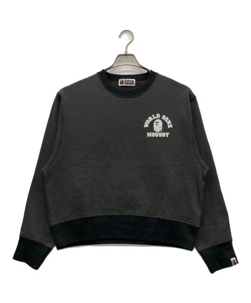 A BATHING APE（アベイシングエイプ）A BATHING APE (アベイシングエイプ) moussy (マウジー) BP/MS RELAXED FIT グレー サイズ:FREEの古着・服飾アイテム