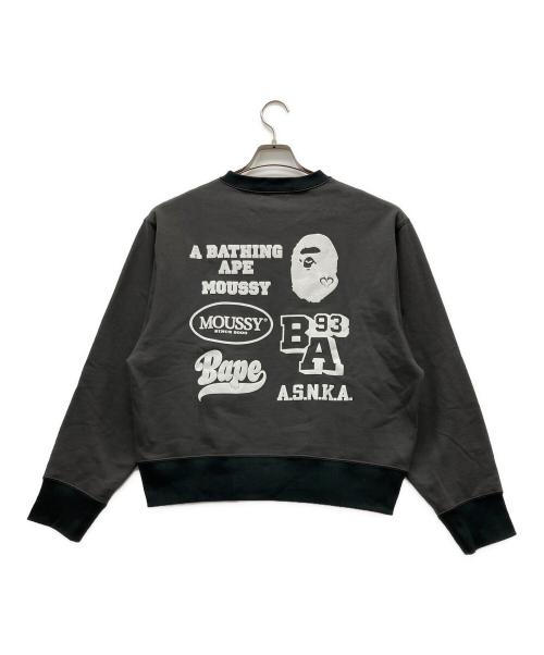 A BATHING APE（アベイシングエイプ）A BATHING APE (アベイシングエイプ) moussy (マウジー) BP/MS RELAXED FIT グレー サイズ:FREEの古着・服飾アイテム