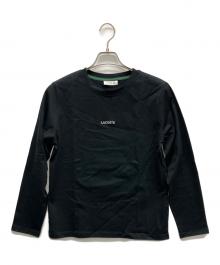 LACOSTE（ラコステ）の古着「長袖カットソー」｜ブラック