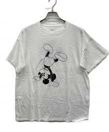Ameri×DISNEY（アメリ×ディズニー）の古着「半袖カットソー」｜ホワイト