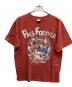 Disney（ディズニー）の古着「半袖カットソー」｜レッド