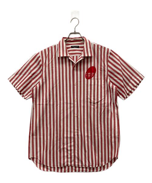 COMME des GARCONS HOMME PLUS（コムデギャルソンオムプリュス）COMME des GARCONS HOMME PLUS (コムデギャルソンオムプリュス) 半袖シャツ ホワイト×レッド サイズ:不明の古着・服飾アイテム