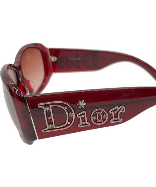 Christian Dior（クリスチャン ディオール）Christian Dior (クリスチャン ディオール) サングラス ワインレッドの古着・服飾アイテム