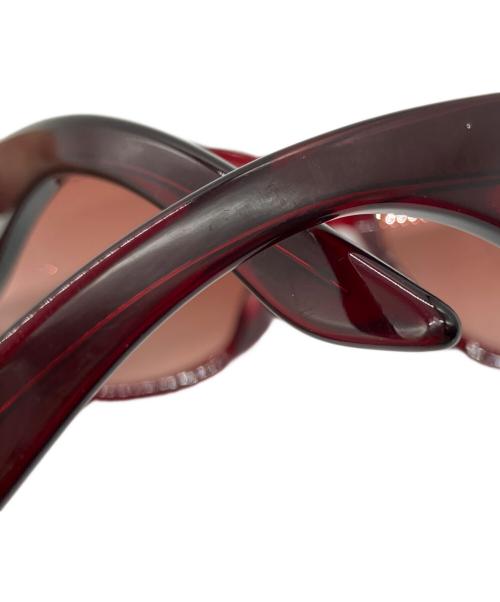 Christian Dior（クリスチャン ディオール）Christian Dior (クリスチャン ディオール) サングラス ワインレッドの古着・服飾アイテム