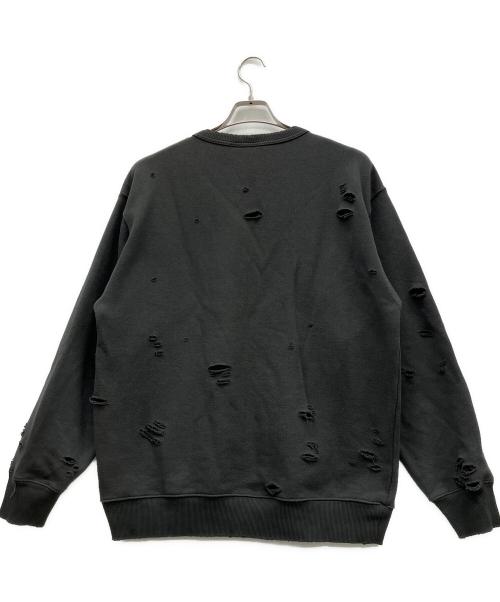 FREAK'S STORE（フリークスストア）FREAK'S STORE (フリークスストア) ダメージ加工スウェット グレー サイズ:Sの古着・服飾アイテム