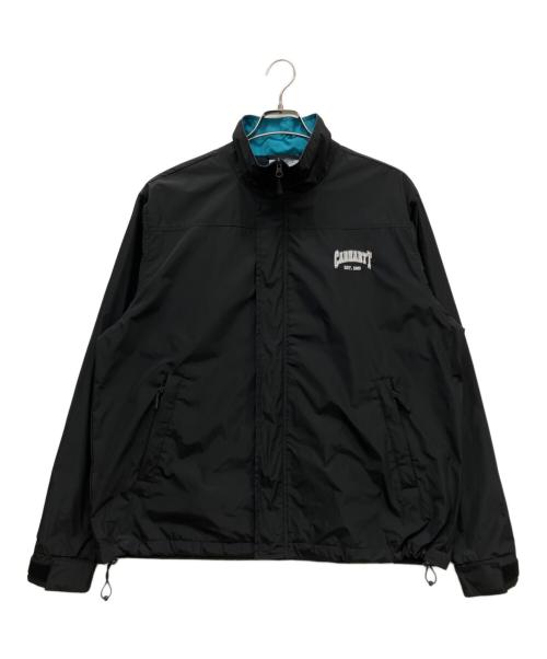 Carhartt WIP（カーハート ワーク イン プログレス）Carhartt WIP (カーハート ワーク イン プログレス) スタンドカラーナイロンジャケット ブラック サイズ:Sの古着・服飾アイテム