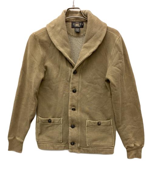 RRL（ダブルアールエル）RRL (ダブルアールエル) 厚手カーディガン カーキ サイズ:XSの古着・服飾アイテム