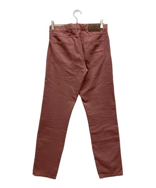 BRUNELLO CUCINELLI（ブルネロクチネリ）BRUNELLO CUCINELLI (ブルネロクチネリ) テーパードパンツ ピンク サイズ:48の古着・服飾アイテム