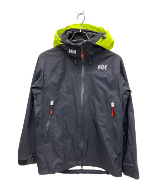HELLY HANSEN（ヘリーハンセン）HELLY HANSEN (ヘリーハンセン) ナイロンジャケット ブラック×イエロー サイズ:Mの古着・服飾アイテム