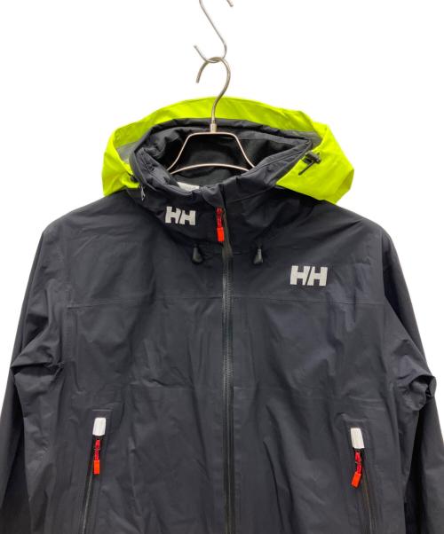 HELLY HANSEN（ヘリーハンセン）HELLY HANSEN (ヘリーハンセン) ナイロンジャケット ブラック×イエロー サイズ:Mの古着・服飾アイテム