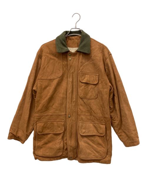 COACH（コーチ）COACH (コーチ) レザージャケット ブラウン サイズ:Sの古着・服飾アイテム