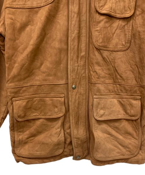 COACH（コーチ）COACH (コーチ) レザージャケット ブラウン サイズ:Sの古着・服飾アイテム
