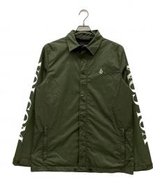 VOLCOM（ボルコム）の古着「コーチジャケット」｜グリーン