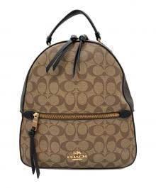 COACH（コーチ）の古着「リュック」｜ベージュ×ホワイト