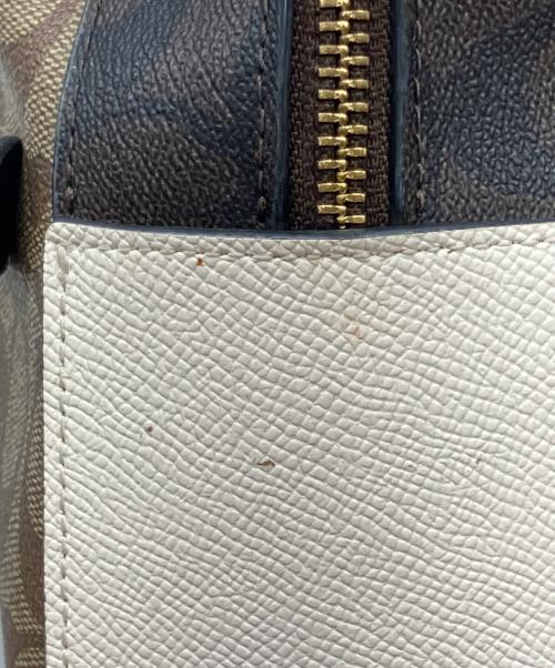 COACH（コーチ）COACH (コーチ) リュック ベージュ×ホワイトの古着・服飾アイテム