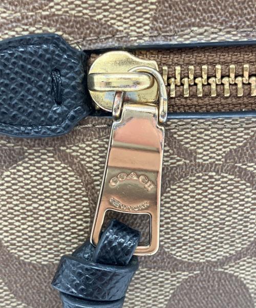 COACH（コーチ）COACH (コーチ) リュック ベージュ×ホワイトの古着・服飾アイテム