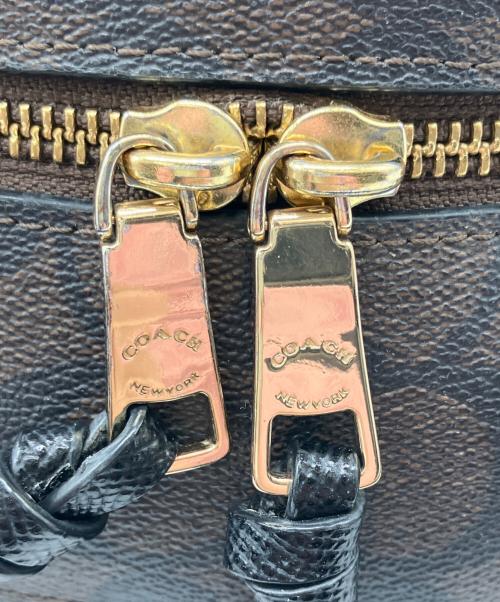 COACH（コーチ）COACH (コーチ) リュック ベージュ×ホワイトの古着・服飾アイテム