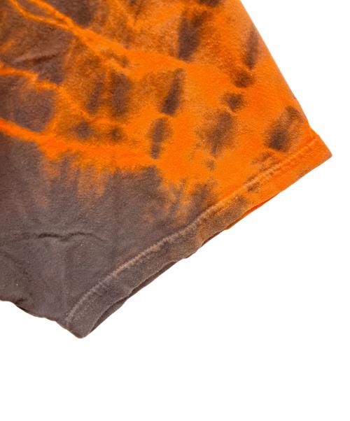 HARLEY-DAVIDSON（ハーレーダビッドソン）HARLEY-DAVIDSON (ハーレーダビッドソン) 半袖Tシャツ ブラウン×オレンジ サイズ:Lの古着・服飾アイテム