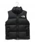 THE NORTH FACE（ザ ノース フェイス）の古着「ノースリーブダウンジャケット」｜ブラック