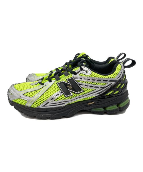 NEW BALANCE（ニューバランス）NEW BALANCE (ニューバランス) スニーカー ライトグリーン×シルバー サイズ:25.5㎝の古着・服飾アイテム