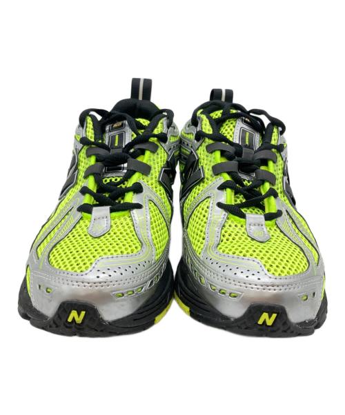 NEW BALANCE（ニューバランス）NEW BALANCE (ニューバランス) スニーカー ライトグリーン×シルバー サイズ:25.5㎝の古着・服飾アイテム