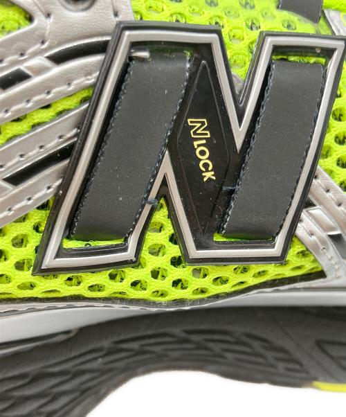 NEW BALANCE（ニューバランス）NEW BALANCE (ニューバランス) スニーカー ライトグリーン×シルバー サイズ:25.5㎝の古着・服飾アイテム