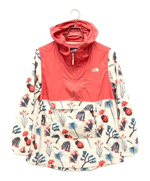 THE NORTH FACE（ザ ノース フェイス）THE NORTH FACE (ザ ノース フェイス) アノラックパーカー ピンク×ホワイト サイズ:Ｍの古着・服飾アイテム