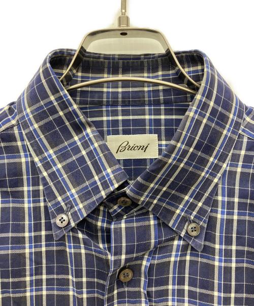 BRIONI（ブリオーニ）BRIONI (ブリオーニ) 長袖シャツ ブルー サイズ:不明の古着・服飾アイテム