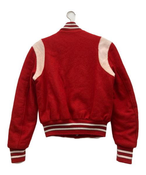 DEERFOOT（ディアフット）DEERFOOT (ディアフット) 70-80'sスタジャン レッド サイズ:sの古着・服飾アイテム