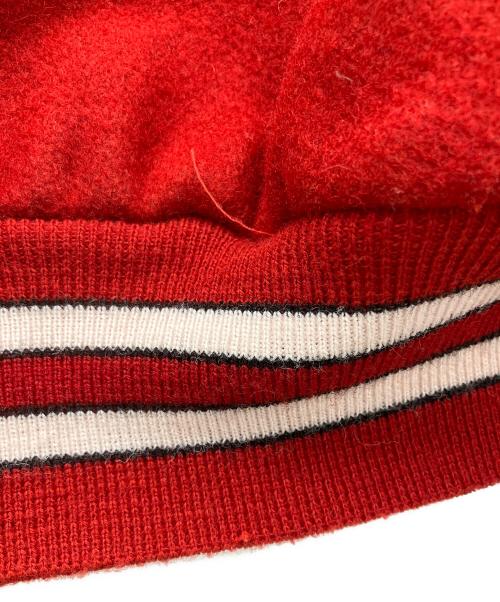 DEERFOOT（ディアフット）DEERFOOT (ディアフット) 70-80'sスタジャン レッド サイズ:sの古着・服飾アイテム