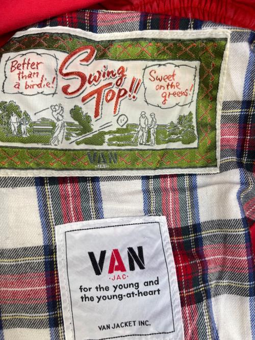 VAN（ヴァン）VAN (ヴァン) スイングトップ レッド サイズ:Mの古着・服飾アイテム