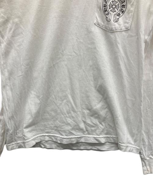 CHROME HEARTS（クロムハーツ）CHROME HEARTS (クロムハーツ) サークルロゴマルチカラーシャツ ホワイト サイズ:Mの古着・服飾アイテム