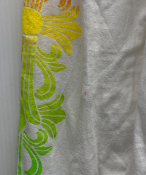 CHROME HEARTS（クロムハーツ）CHROME HEARTS (クロムハーツ) サークルロゴマルチカラーシャツ ホワイト サイズ:Mの古着・服飾アイテム