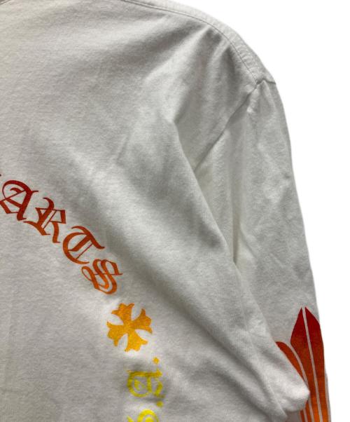 CHROME HEARTS（クロムハーツ）CHROME HEARTS (クロムハーツ) サークルロゴマルチカラーシャツ ホワイト サイズ:Mの古着・服飾アイテム