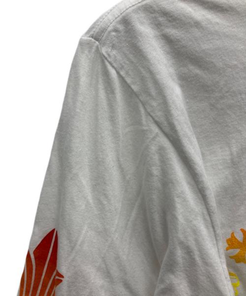 CHROME HEARTS（クロムハーツ）CHROME HEARTS (クロムハーツ) サークルロゴマルチカラーシャツ ホワイト サイズ:Mの古着・服飾アイテム